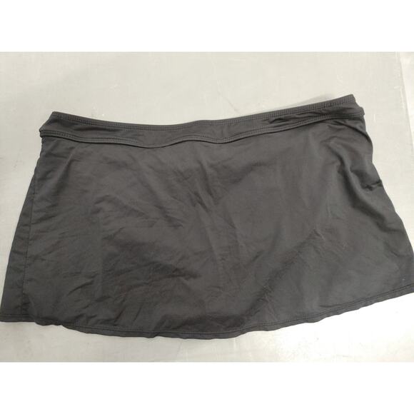 Liz Claiborne Swim Skirt Built In Black Medium - Picture 5 of 6
